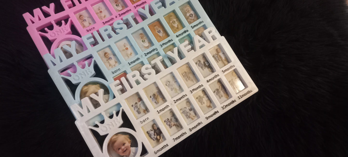 Baby Photo Frame - My First Year