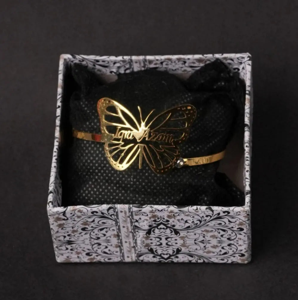 Customise Butterfly Bangle