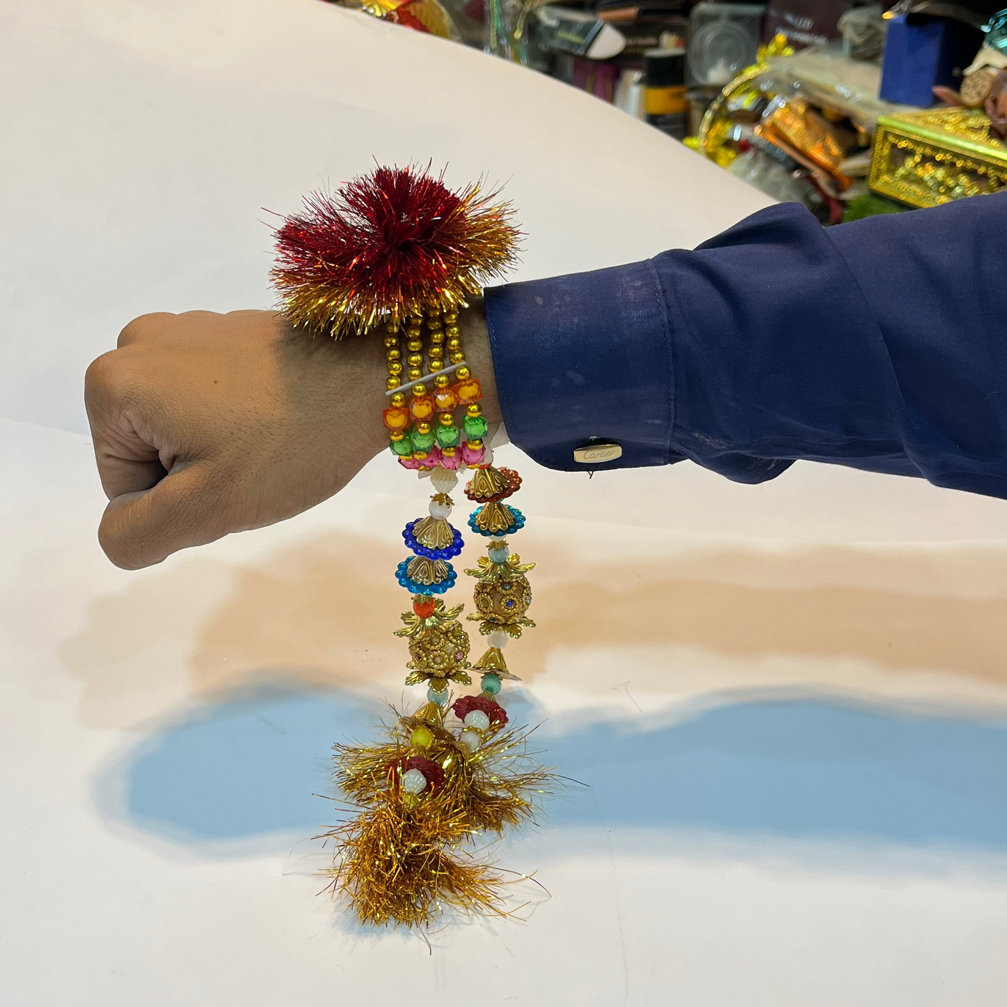 Wedding Bracelet & Gaana for Bride and Groom – Elegant Traditional Wedding Accessory