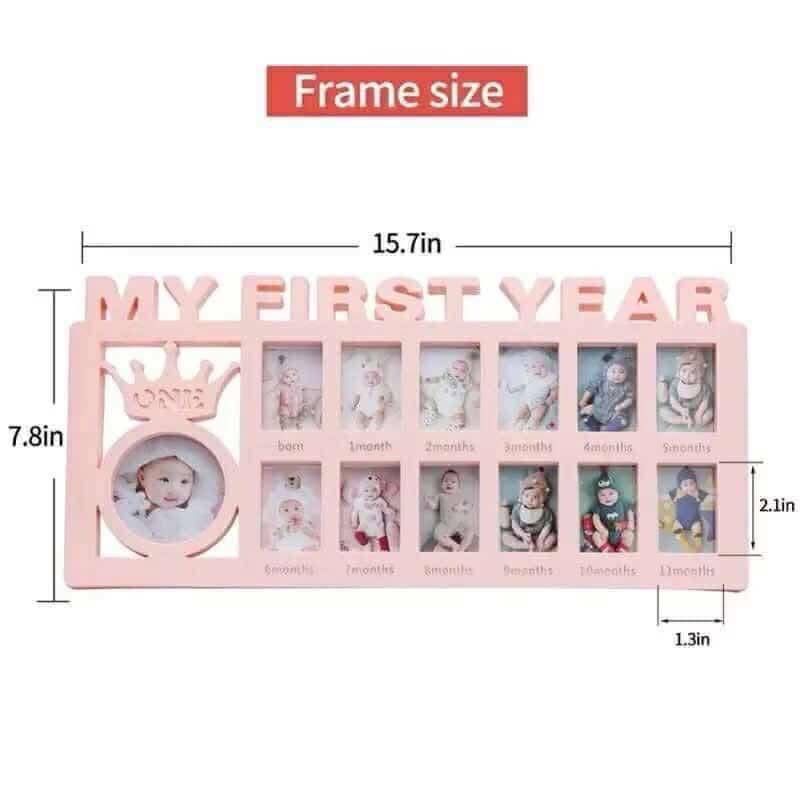 Baby Photo Frame - My First Year