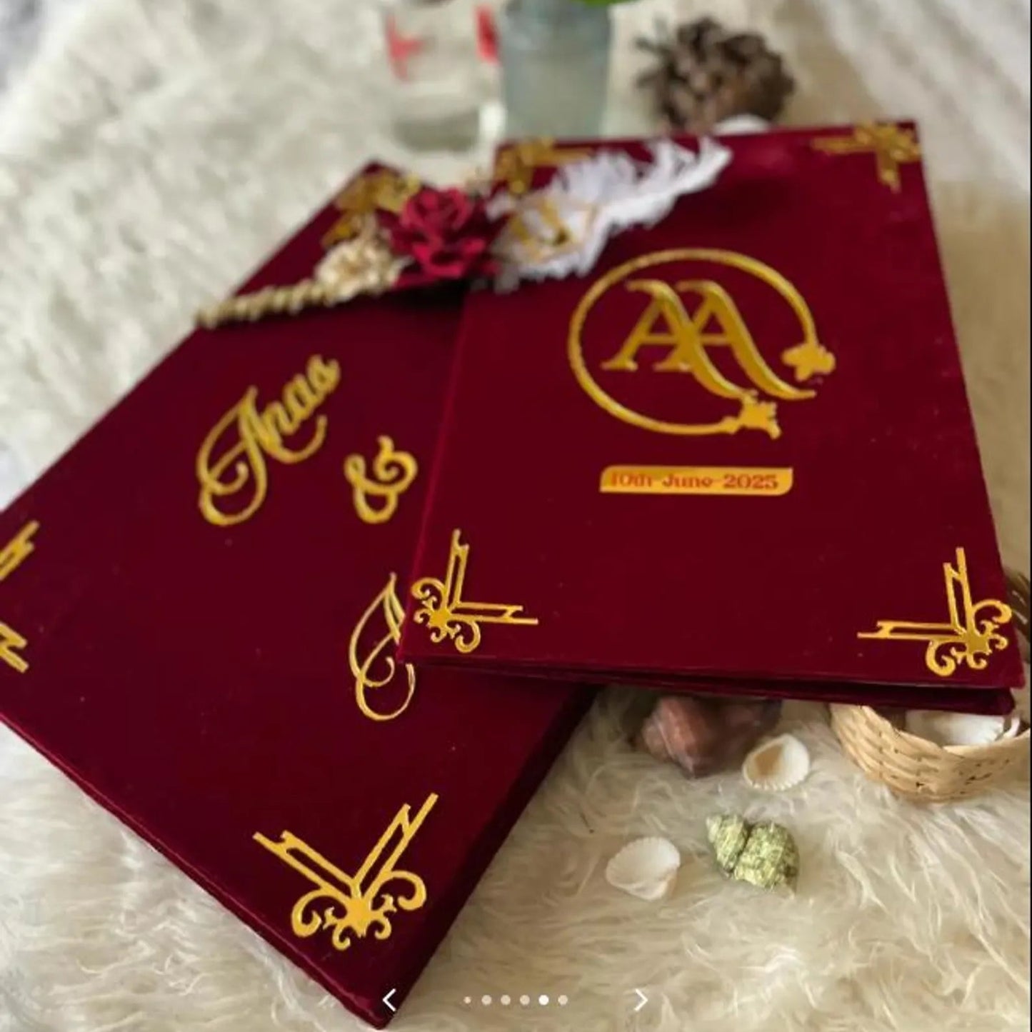 Nikkah Booklet with Pen