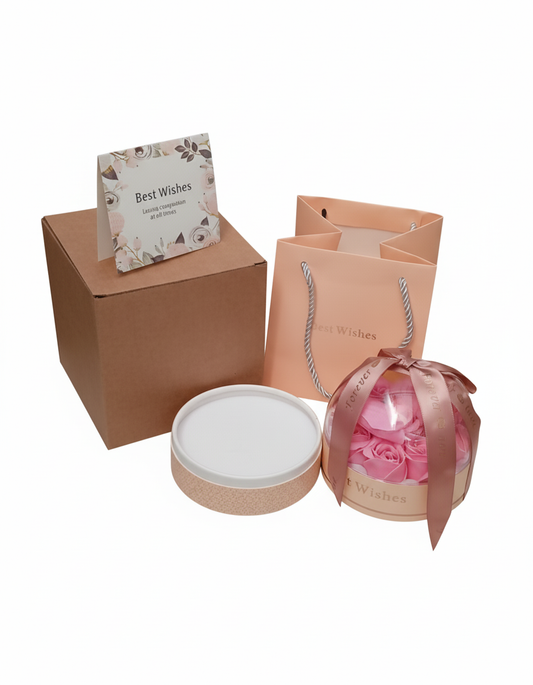 Best Wishes Gift Set with Card & Packaging