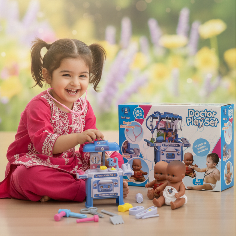 Little Care Clinic – 28-Piece Doctor Role Play Set