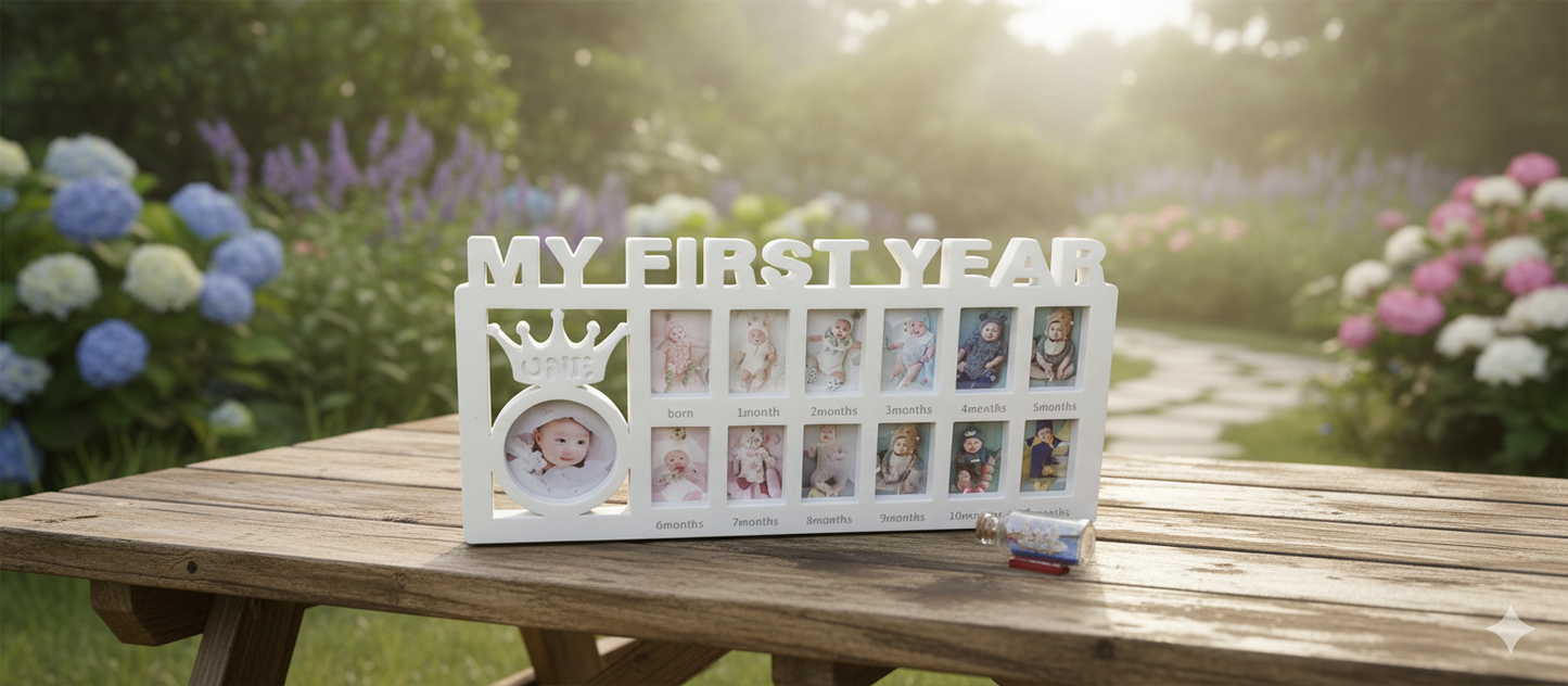 Baby Photo Frame - My First Year