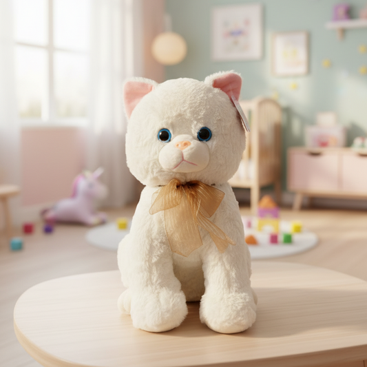Fluffy Cuddle Cat Plush Toy