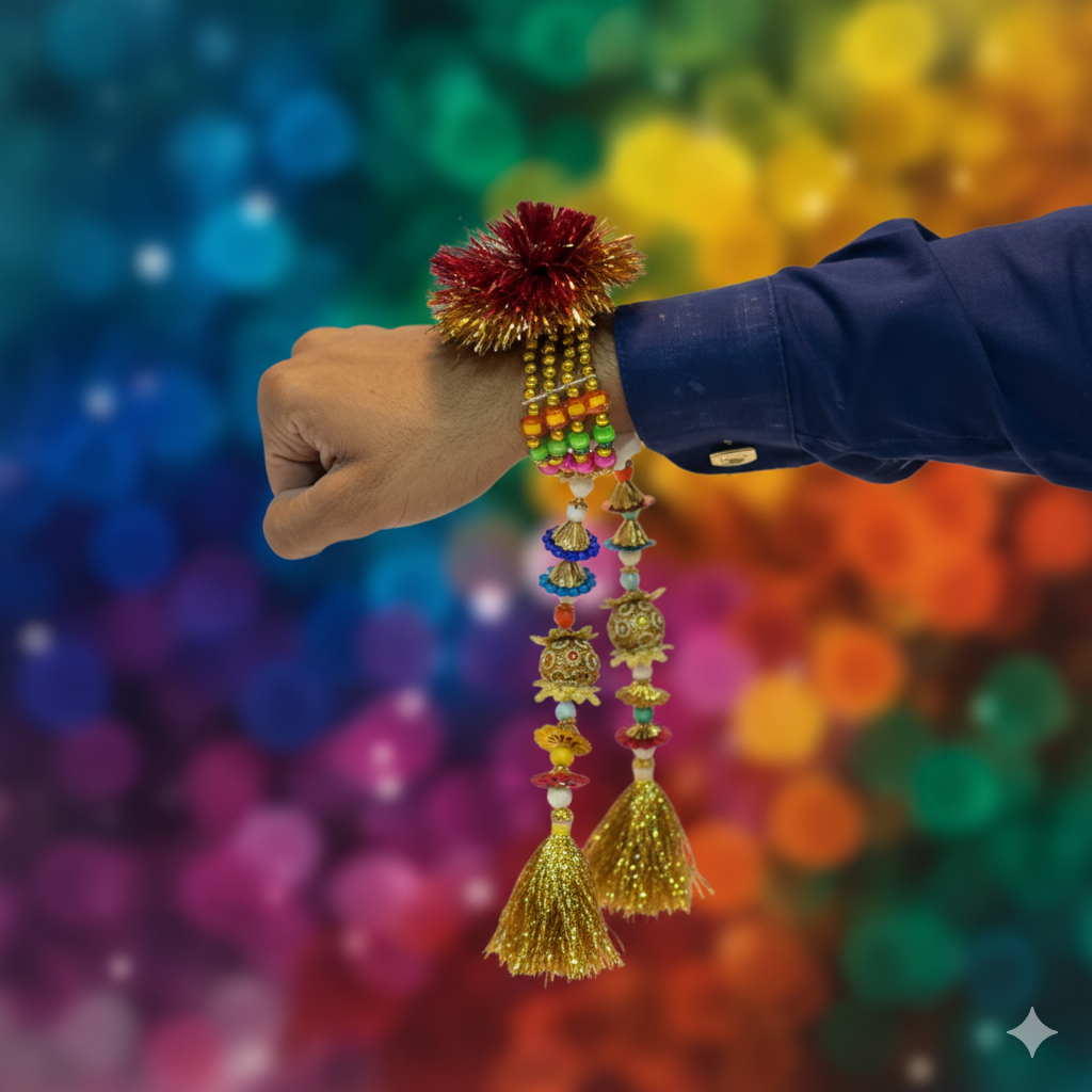 Wedding Bracelet & Gaana for Bride and Groom – Elegant Traditional Wedding Accessory