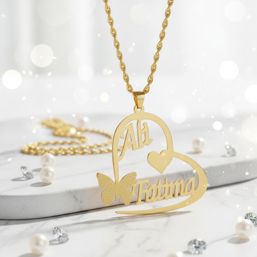 Love Necklace Butterfly