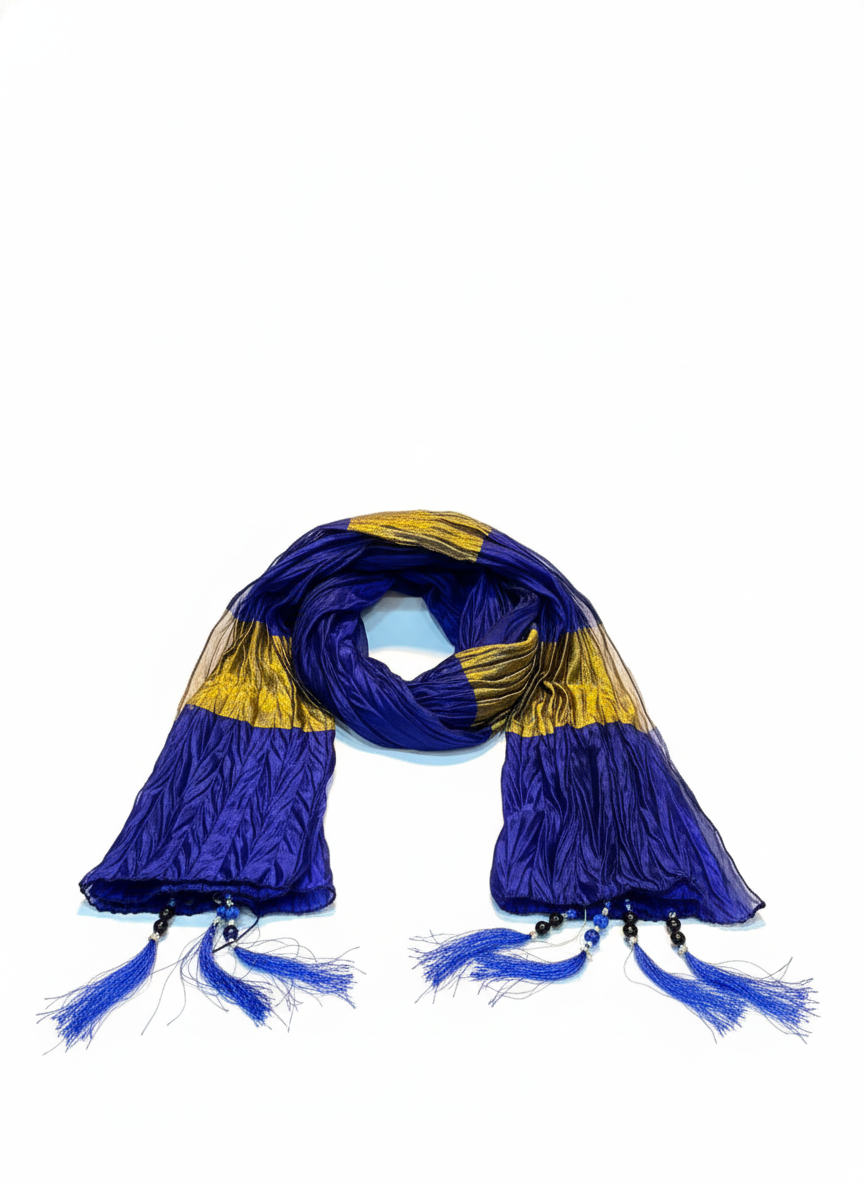 Crinkle Tassel Dupatta Scarf