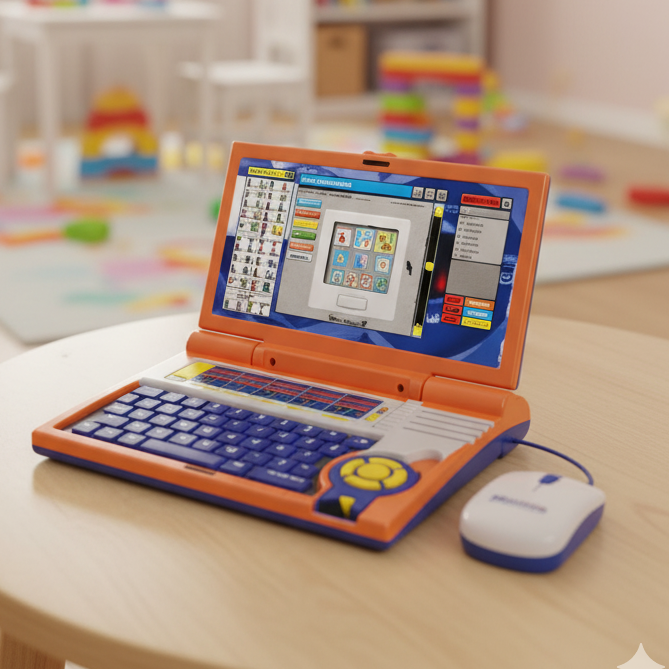 Smart English Learner Kids Laptop – 20 Activities Educational Toy