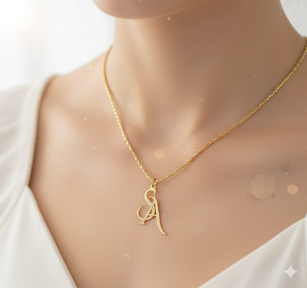 Customize Alphabet Necklace