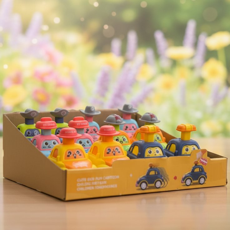 Mini Turbo Bubble Car Set - 12 Cars