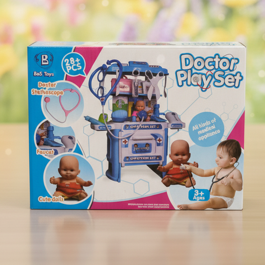 Little Care Clinic – 28-Piece Doctor Role Play Set