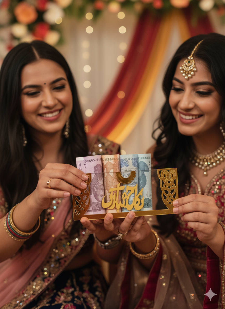 Premium "Nikah Mubarak" Salami Envelope