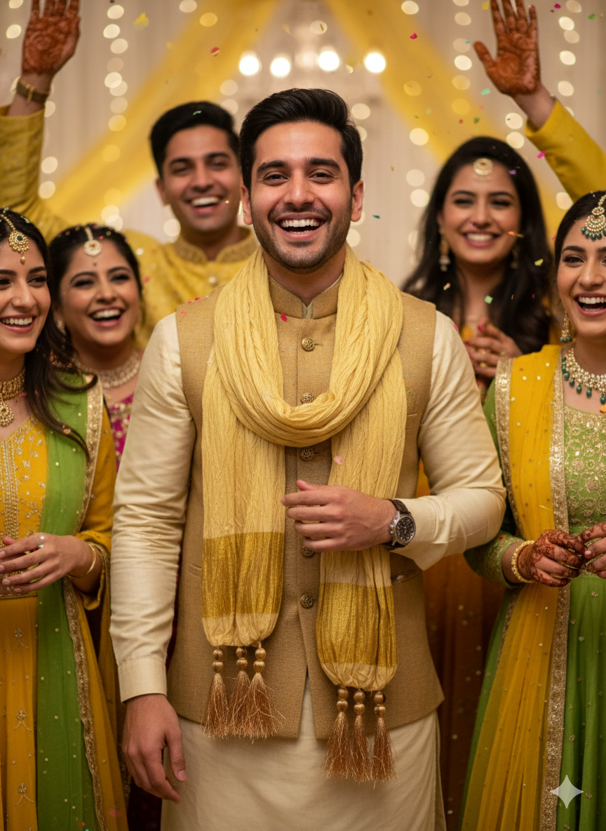 Crinkle Tassel Dupatta Scarf