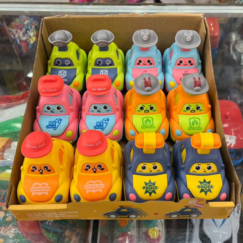 Mini Turbo Bubble Car Set - 12 Cars