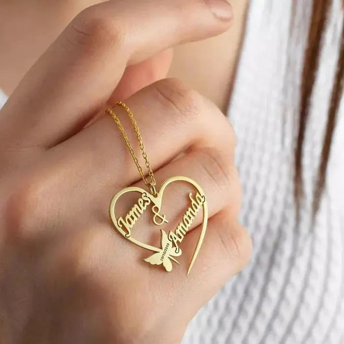 Love Necklace Butterfly